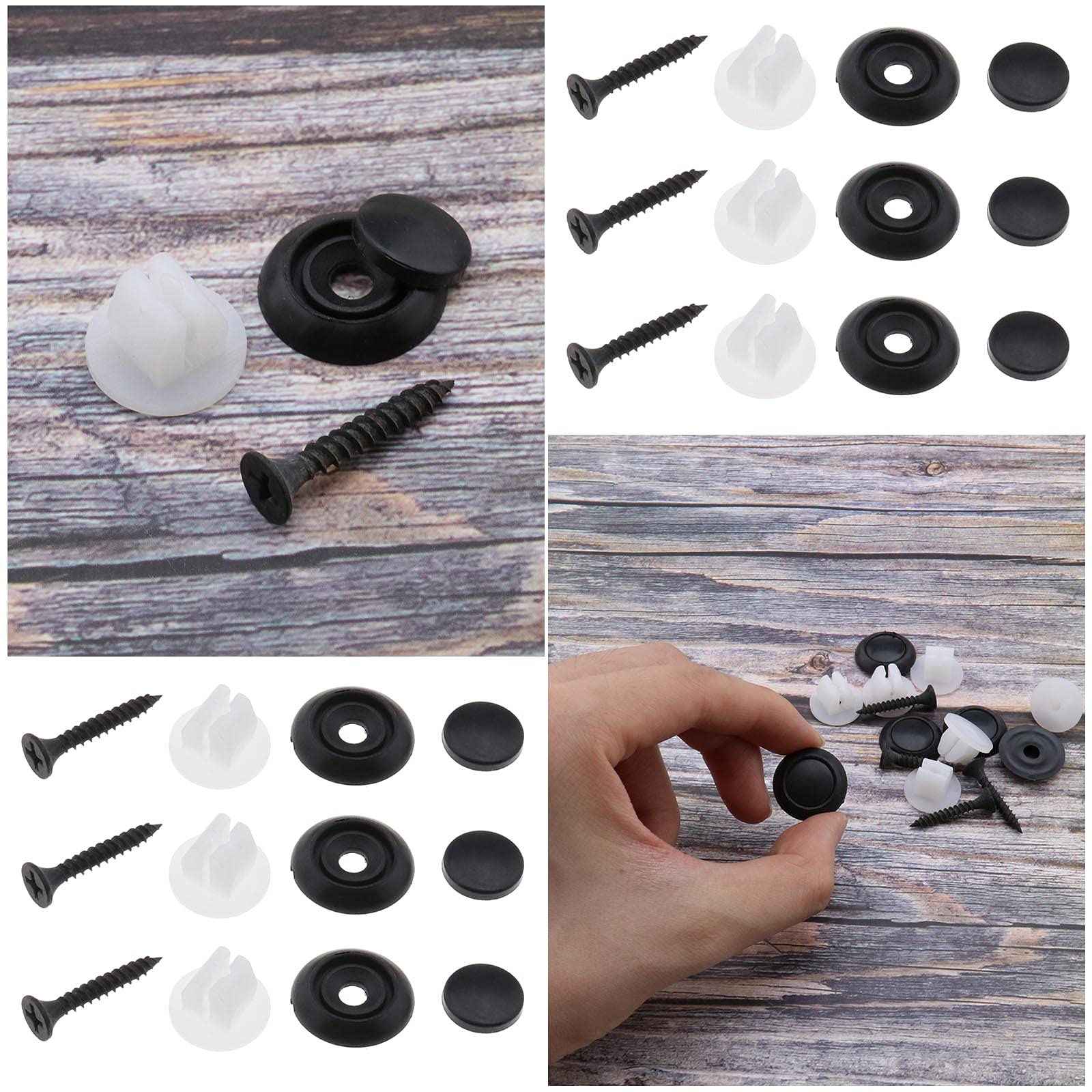 Kit 60 Clip Per Pannelli Rivestimento Furgoni – Rivetti A Spinta Allungati Per Moquette, Porte E Tettarelle, Fissaggio 8 Mm Per VW T5 T6 E Transit