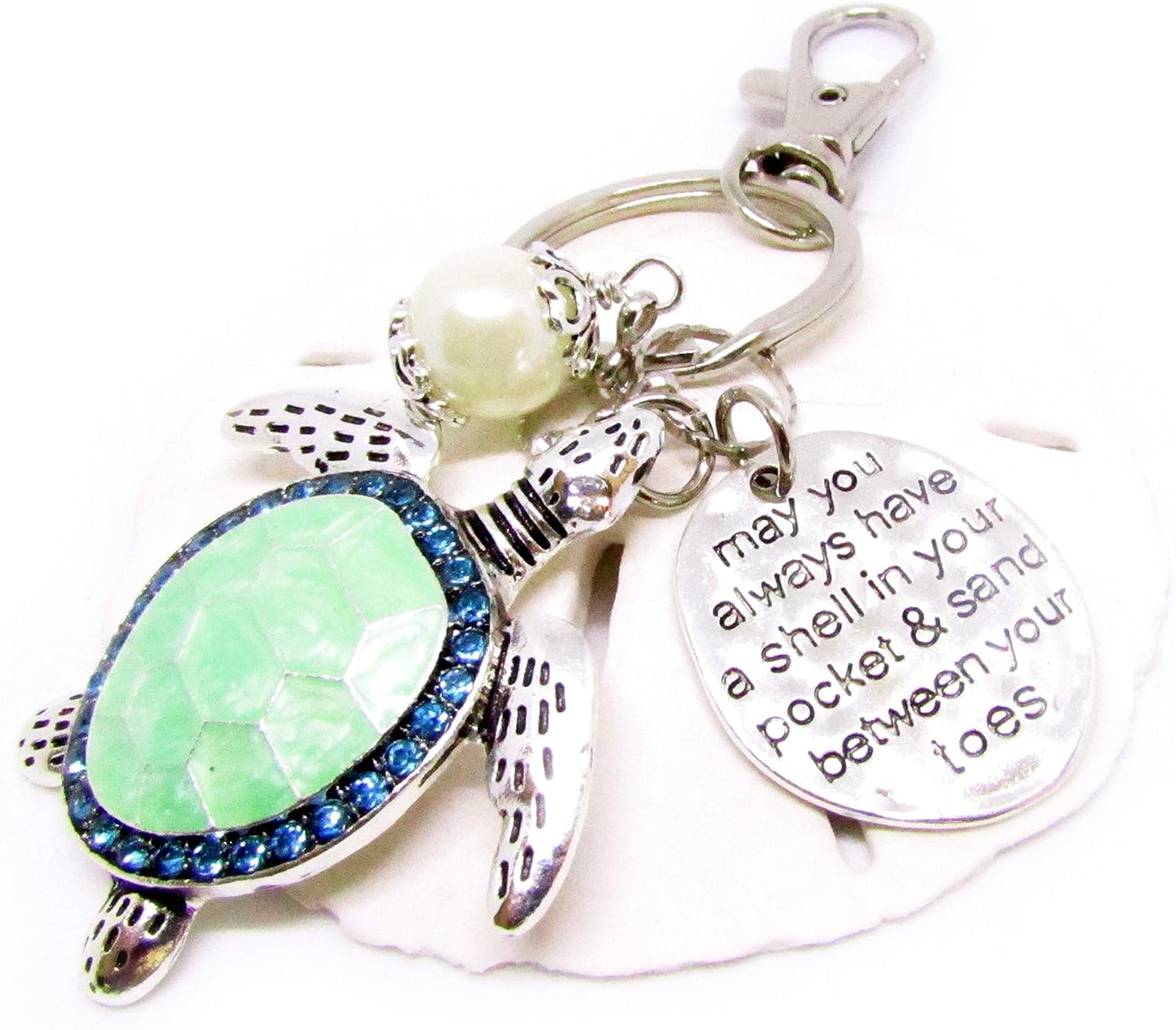 Sea Turtle Keychain - Beach Inspired Gifts - Birthday Gifts for Her - Image 4