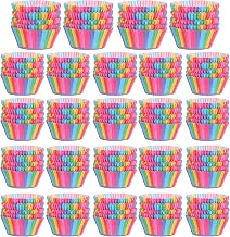 120 peças de mini formas de assar para festas de fim de ano, forros de cupcake para bolos, muffins, cupcakes e doces, resistente ao calor para uso doméstico, cores brilhantes redondas