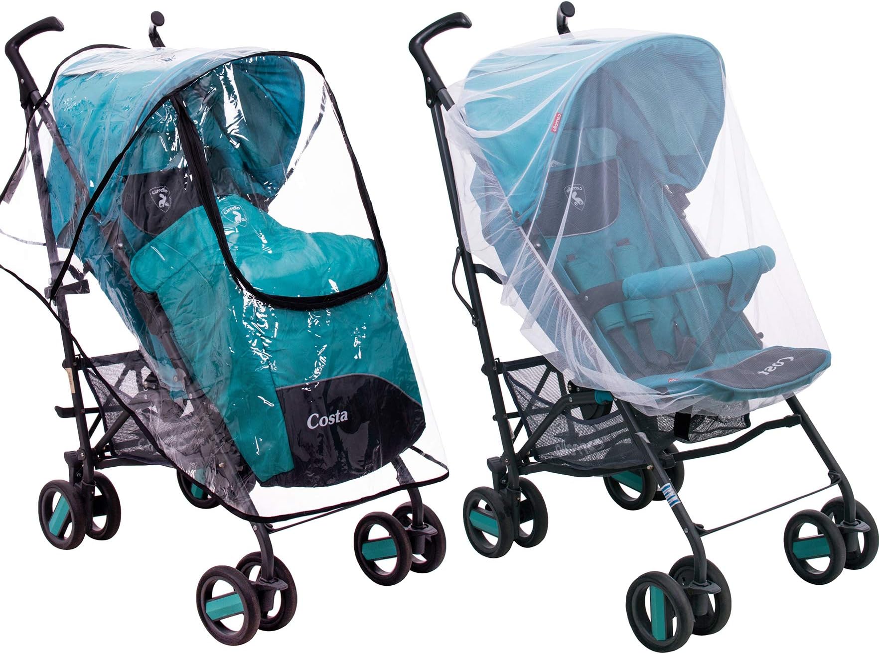 Stroller Rain Cover Universal, Waterproof Windproof Weather Shield Dust Snow Baby Protect