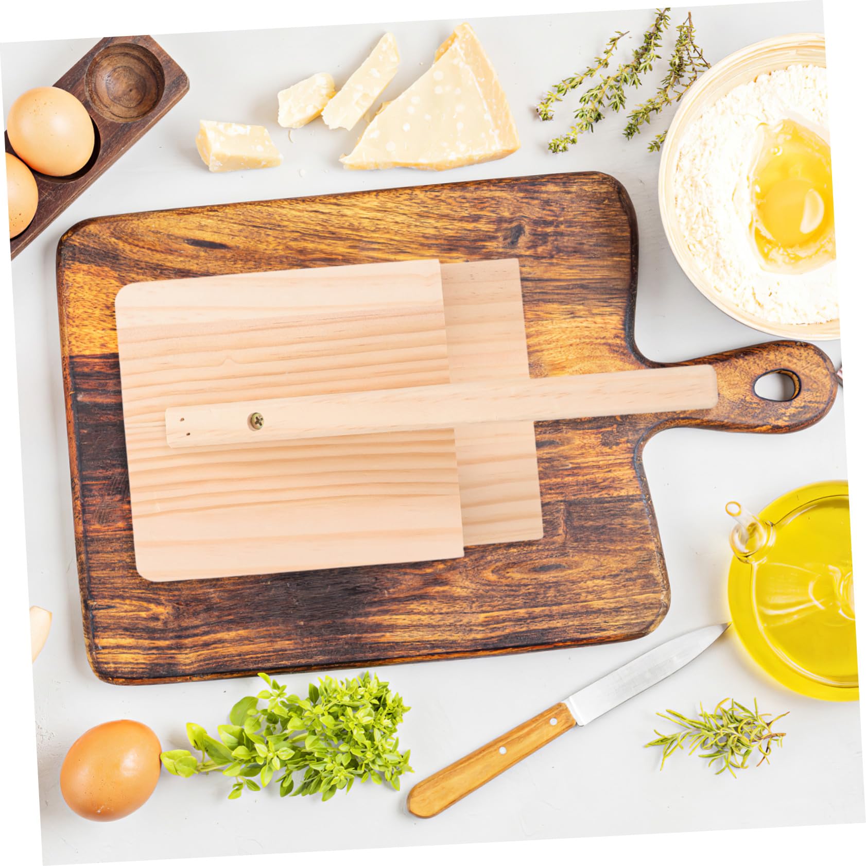 VICASKY Teigtaschenpresse und Edelstahl Robuste Knödelpresse zur Herstellung von Teigtaschen Geeignet für Küchengebrauch und Manuelles Formen von Teig