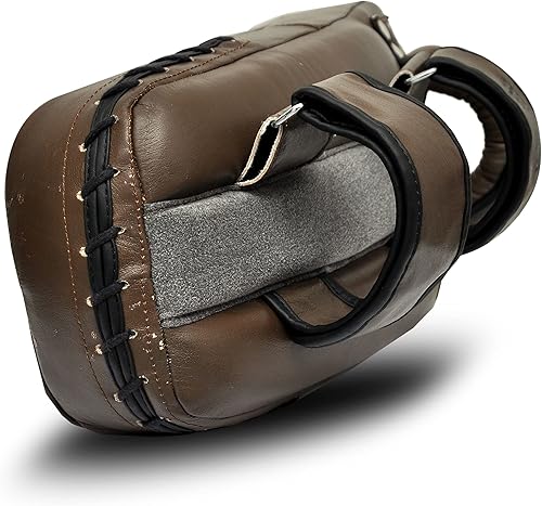 Miniatura 4 de UFG Ultimate - Windsor Series - Almohadilla tailandesa de cuero genuino vintage MMA Muay Thai entrenamiento de boxeo