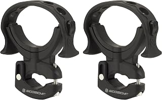 SCOSCHE PSM11003 TerraClamp Heavy Duty Fire Extinguisher and BoomBottle Universal Vehicle Mount, Small (Pack of 2),Black