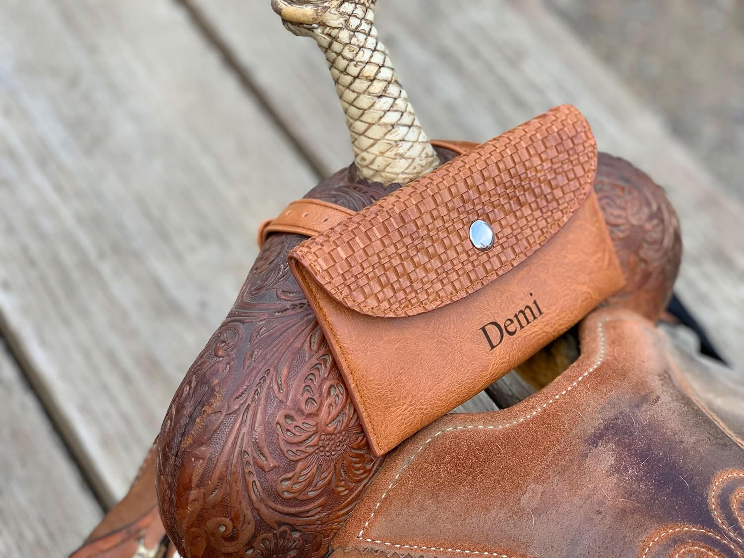 Personalized Saddle Pommel Pouch, Original Design, Horse Saddle Bag, Horse Tack, Horse Gifts, Horse Stuff, Horse Gifts for Women Equestrian