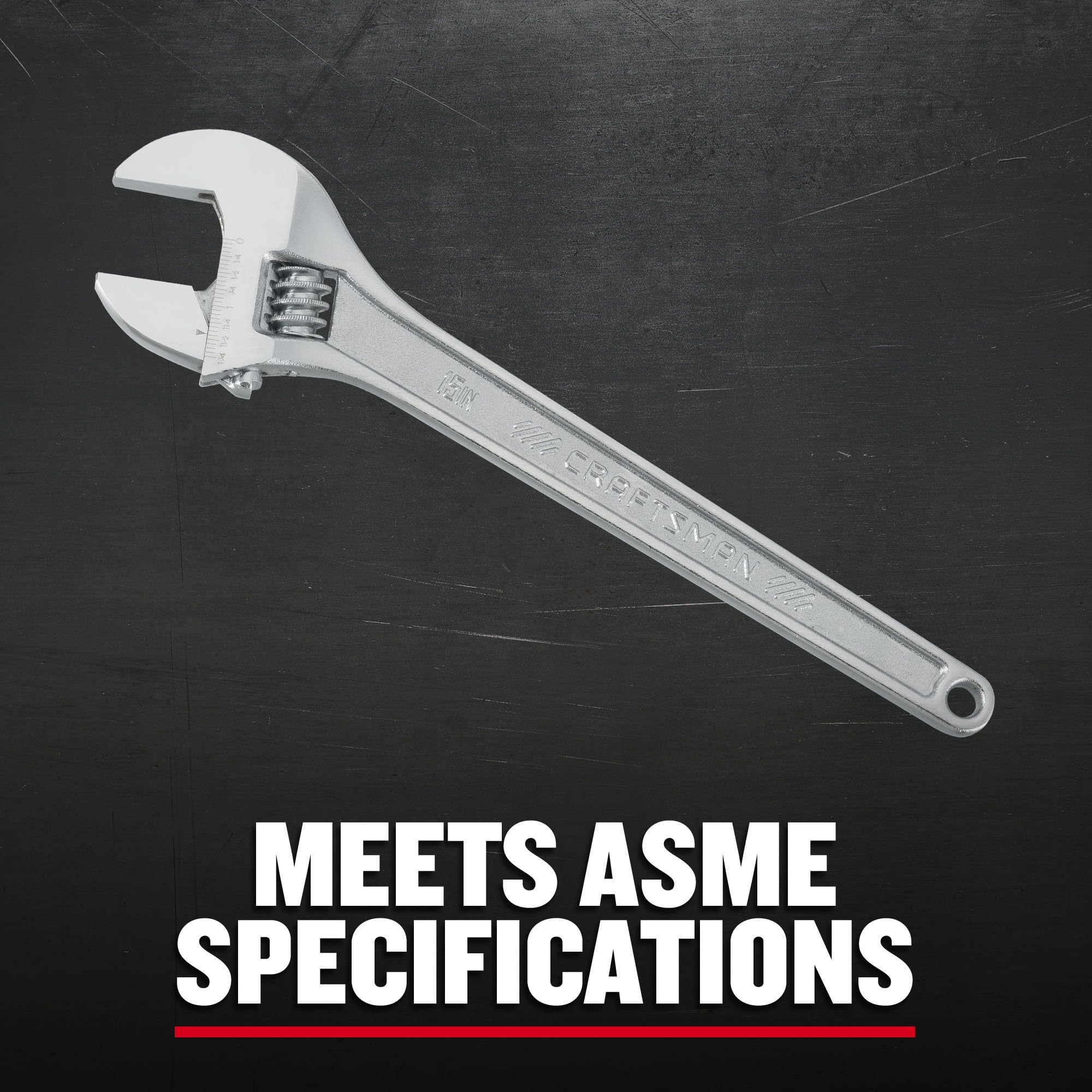 Craftsman CMMT81625 Clé à molette en acier 15"
