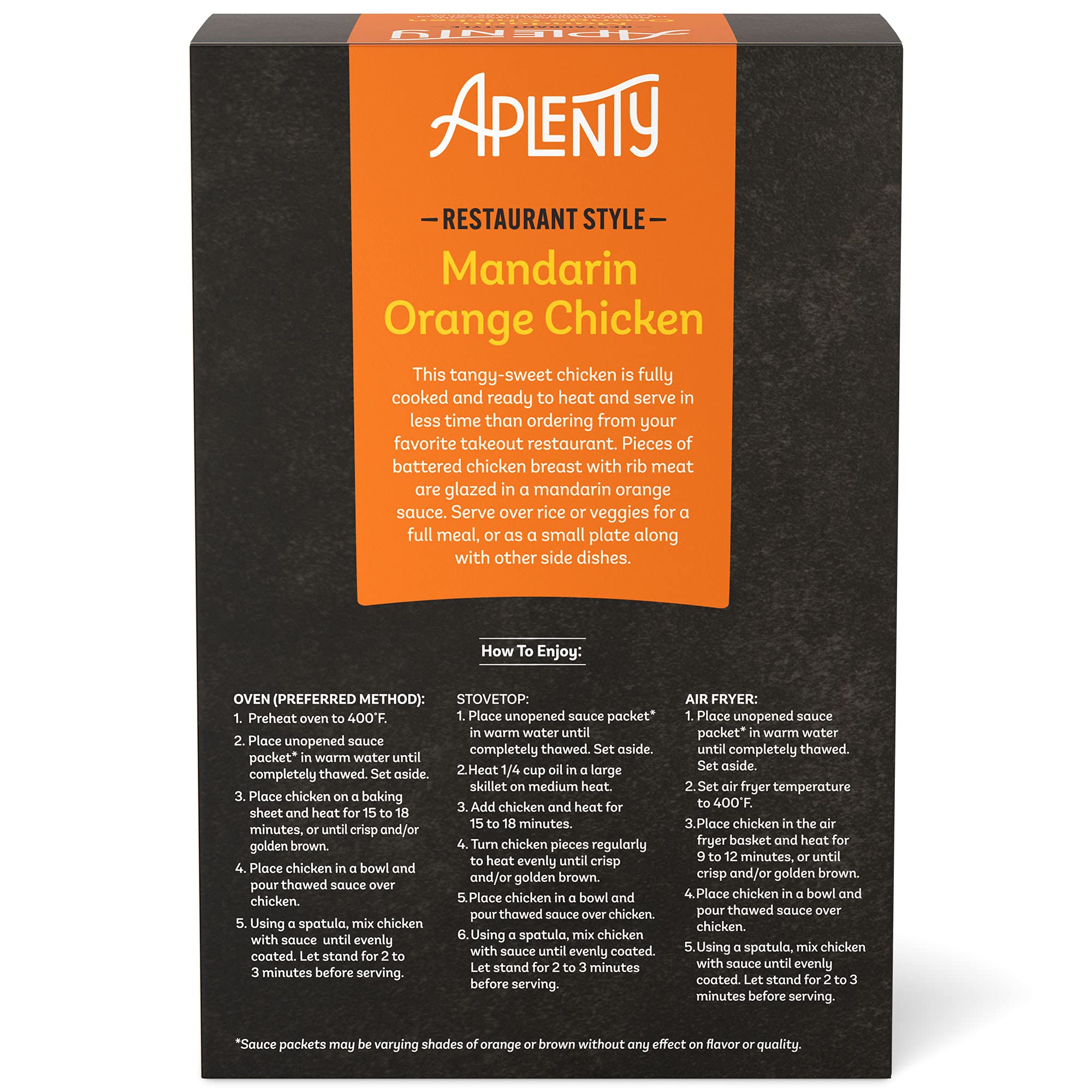 Amazon Brand Aplenty Mandarin Orange Chicken 22 Oz Frozen — view 2