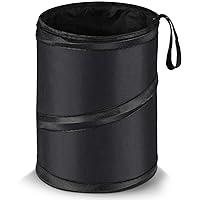 Vista 1 de Boao Bolsa de basura para automóvil, contenedor de basura portátil, plegable, a prueba de agua, cubo de basura para automóviles (1 unidad)