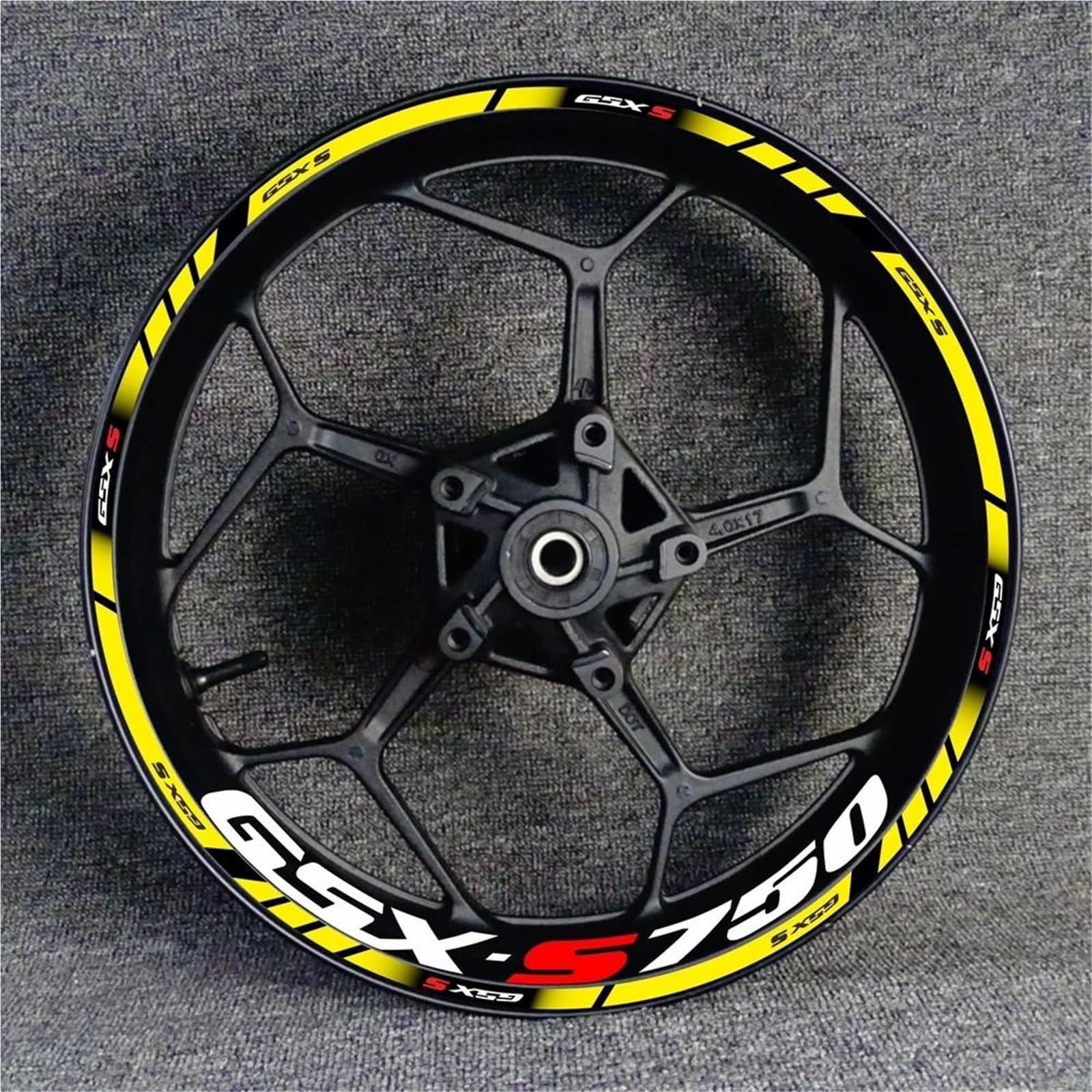 Wheel Stickers Motorcycle Reflective Wheel Decal for Suzuki GSX-S750 GSX750S GSXS750 Gsxs 750 S750 Rim Stripe Decals Rim Reflective Decal