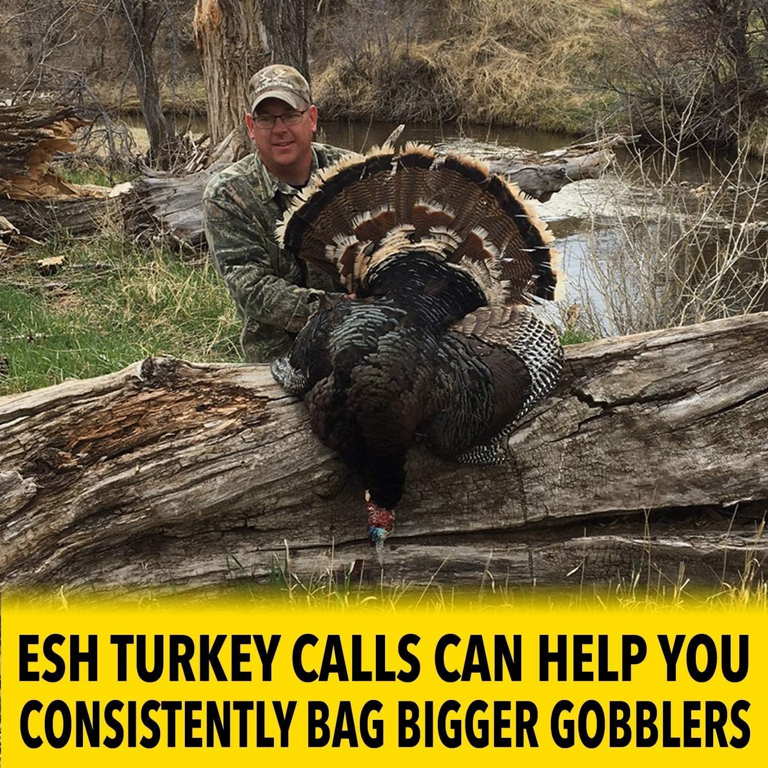 ESH Custom Glass Turkey Pot Calls for Hunting – Personalized Turkey Calls & Lures with Custom Photo & Text