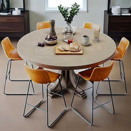 Miniatura 5 de Juego de 3 taburetes de bar de 26 pulgadas, modernos taburetes de bar de altura de barra, taburetes de bar de cuero sintético con respaldo y patas