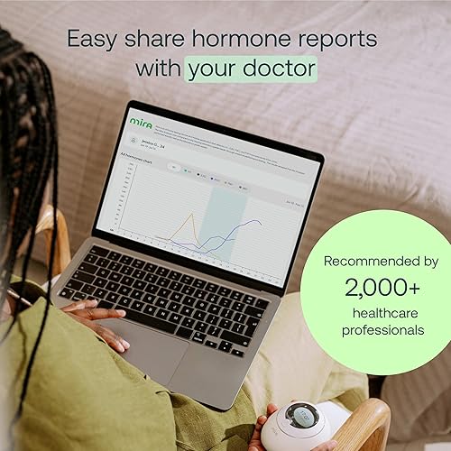 Miniatura 7 de Mira Varitas Fertility Max, tiras de prueba de ovulación para mujeres, predice y confirma la ovulación en casa, rastrea PdG, LH y E3G, uso con el