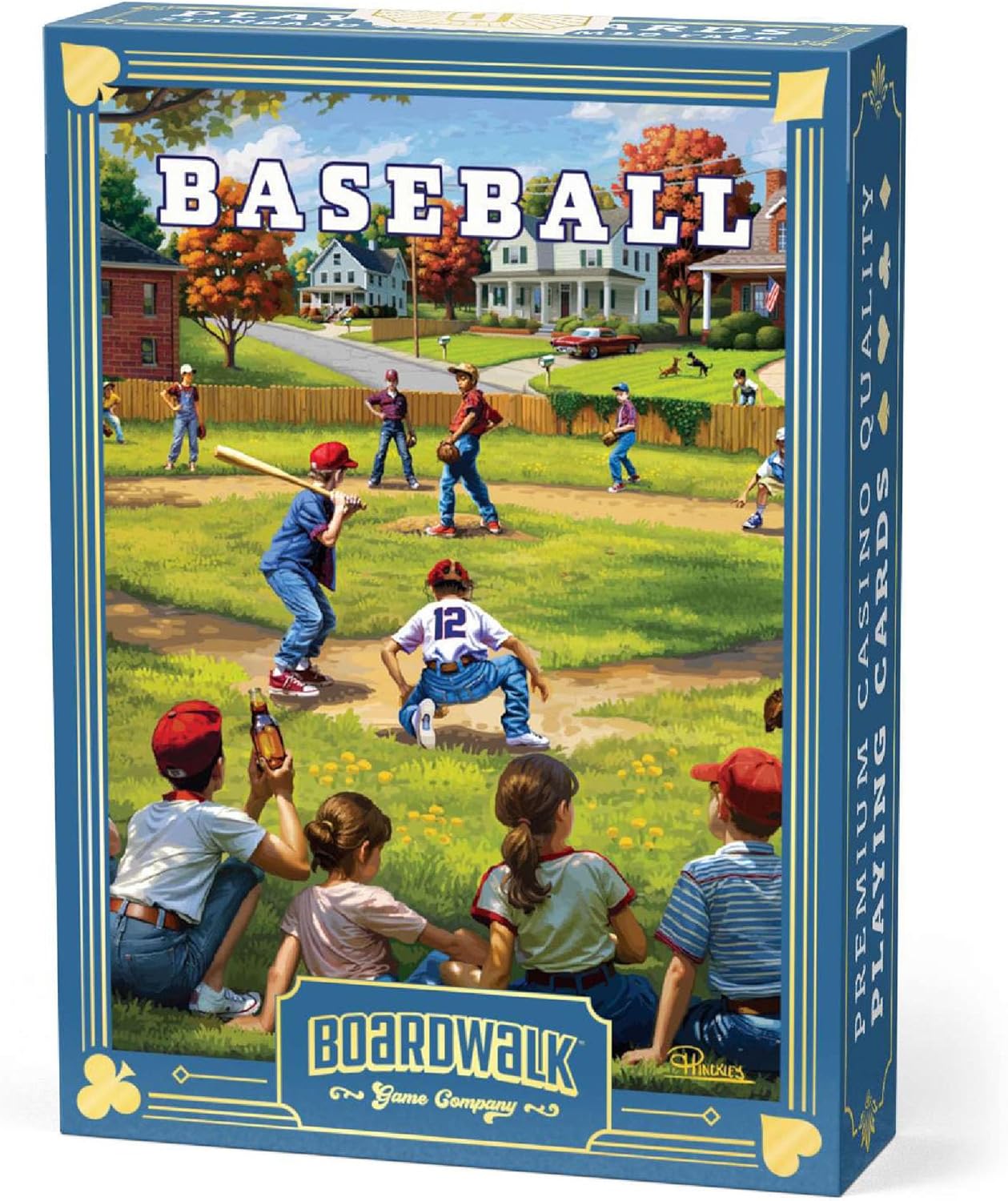 Boardwalk Puzzles Premium Featherlight Unique Playing Cards, Fun Themed Deck for Home and Travel | Baseball
