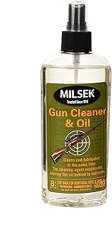 Milsek Gun Cleaner & Oil, 8-Ounce, GS-8, clear