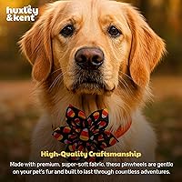 Vista 7 de Huxley & Kent Molinete para mascotas Maíz caramelo (pequeño) Accesorio de collar de Halloween para perros/gatos Accesorio de collar de lazo