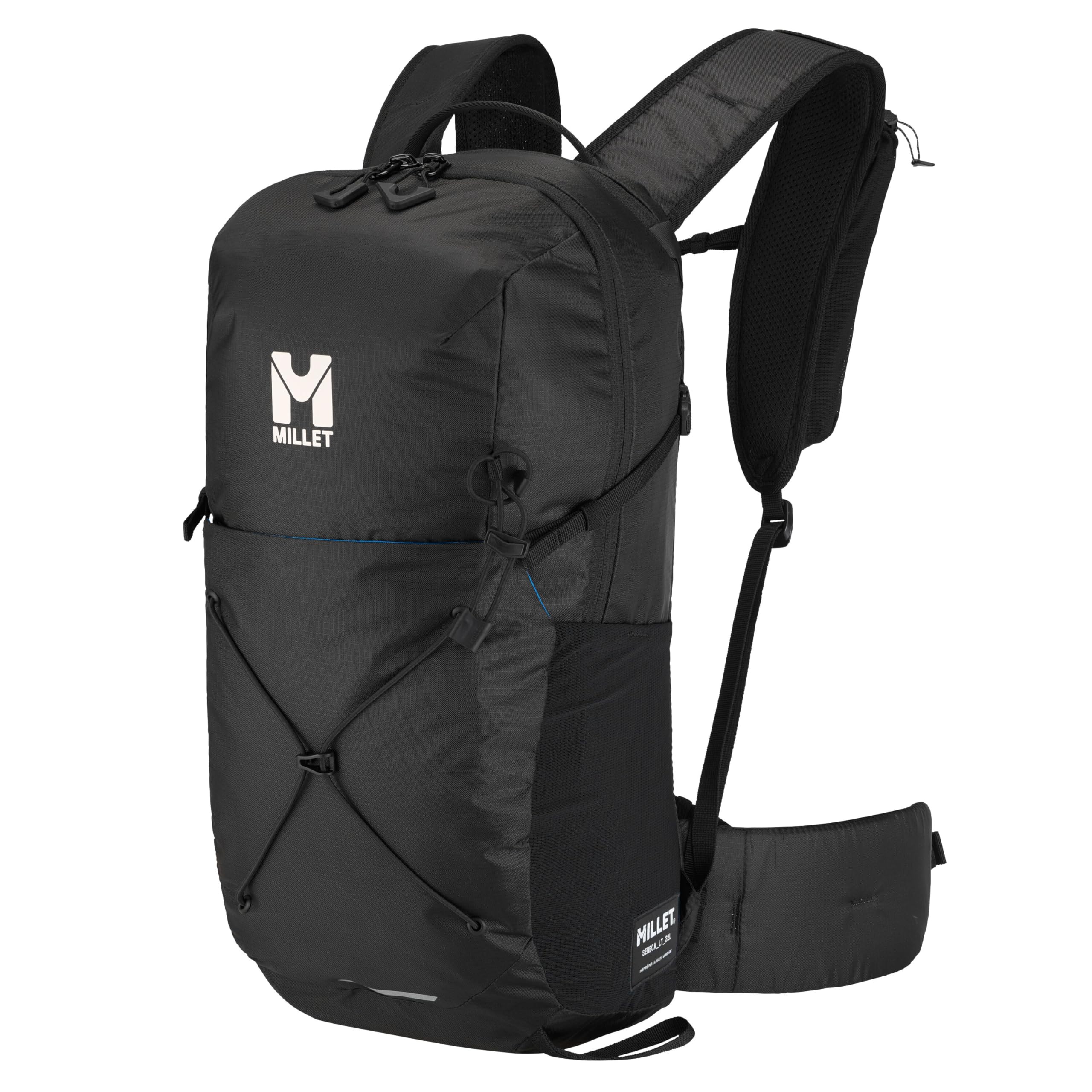 MILLET Sac À Dos SENECA LT 22L Randonnée Trekking Léger Et Fonctionnel Avec Compartiment Hydratation Et Ceinture Ergonomique