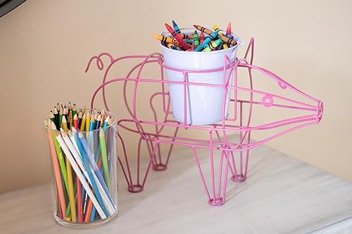 Miniatura 3 de LemonPig Maceta de cerdo rosa