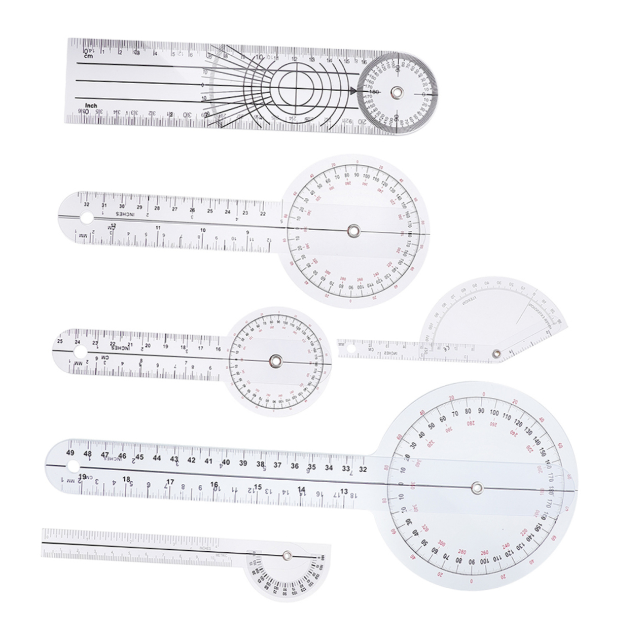 Set de 6 goniometros Uonlytech 360 grados miniatura 7