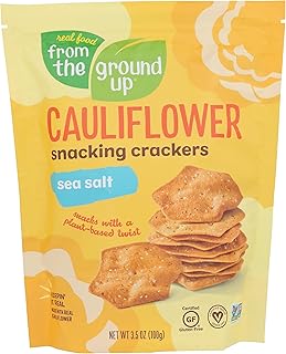 FROM THE GROUND UP Sea Salt Cauliflower Snacking Crackers, 3.5 OZ