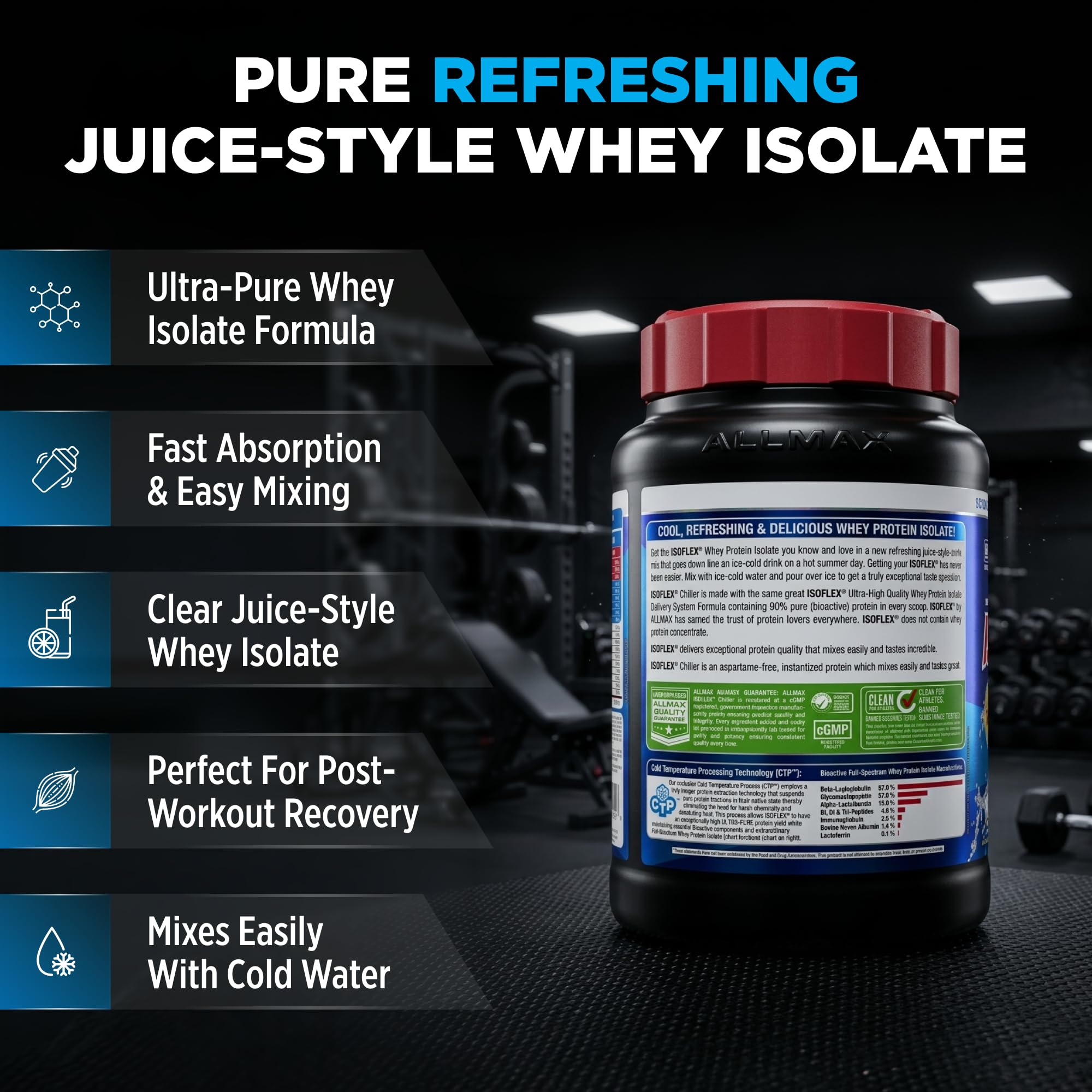 Amazon.com: ALLMAX ISOFLEX Chiller Pure Whey Isolate Protein
