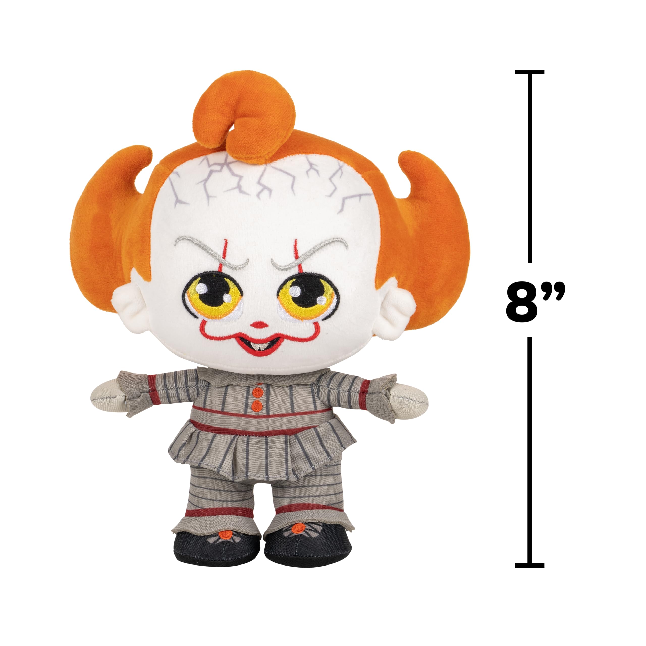 Amazon.com: Jazwares Warner Bros. IT 8-Inch Pennywise Plush