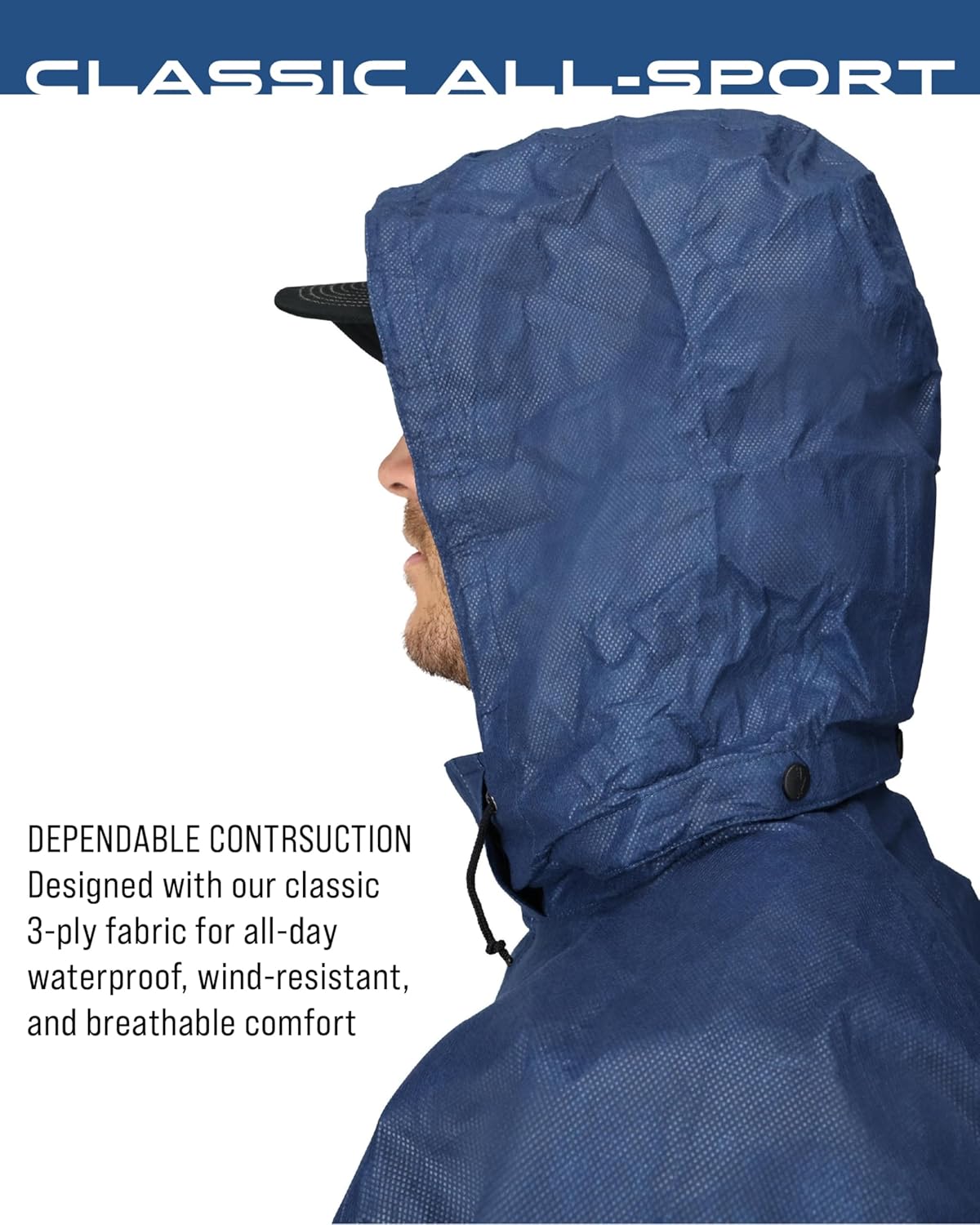 FROGG TOGGS Men's Classic All-Sport 3-Layer Waterproof Breathable Rain Suit - Image 4