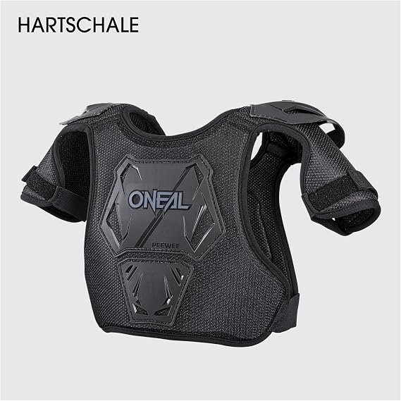O'Neal Unisex-Child Pee Wee Chest Protector (Black, Large/X-Large)