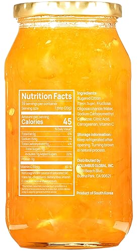 Miniatura 3 de Columbus' Frutti Yuzu Citrus Refresher 27.5 onzas (1.7 libras)  Té cítrico "Home Barista" de calidad de cafetería  Bebidas calientes y heladas en