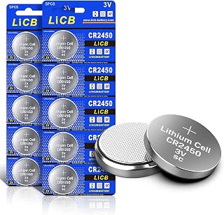 LiCB CR2450 3V Lithium Battery (10PCS)