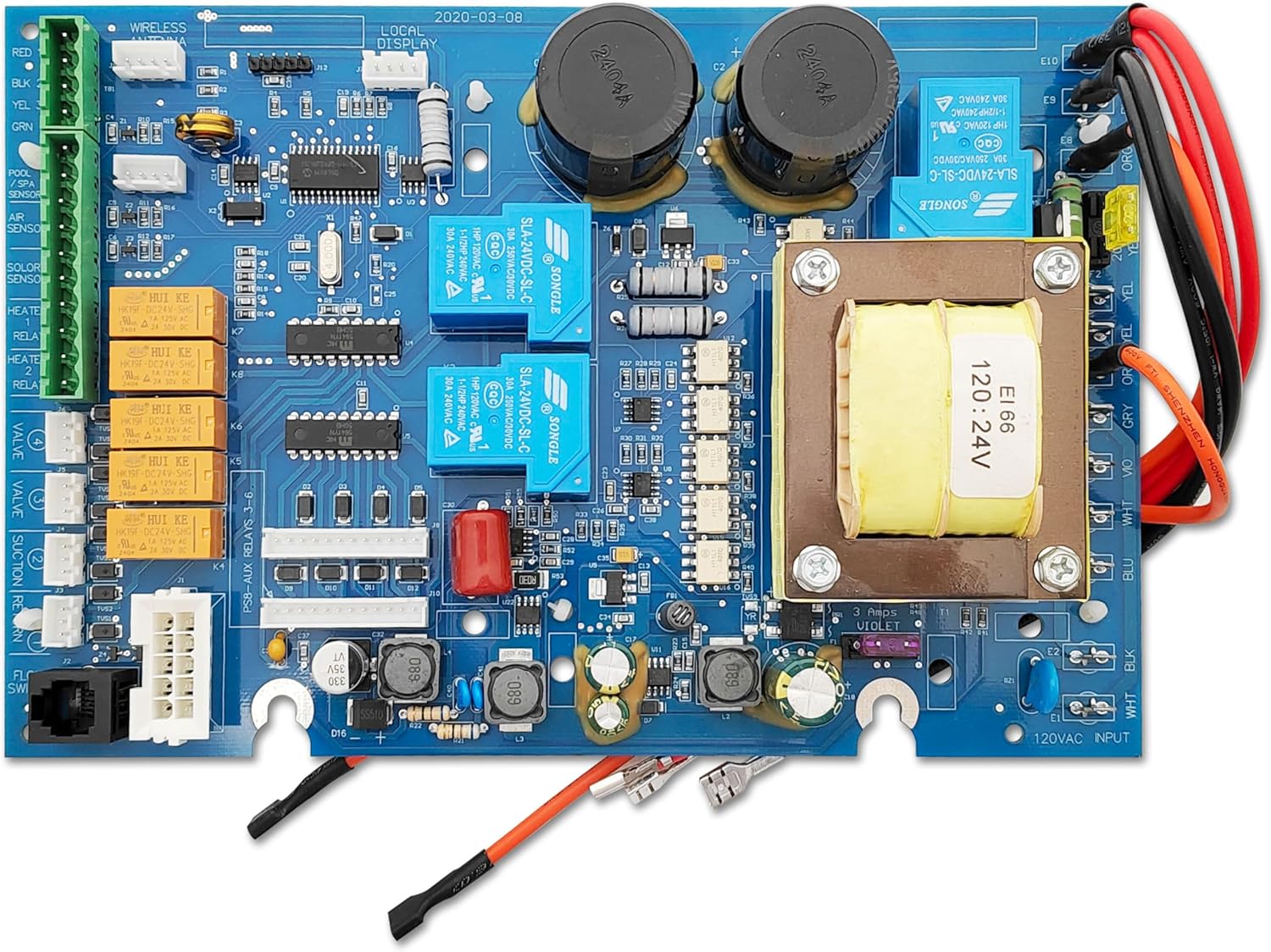 GLX-PCB-MAIN Main PCB Replacement for Hayward AquaLogic/AquaPlus