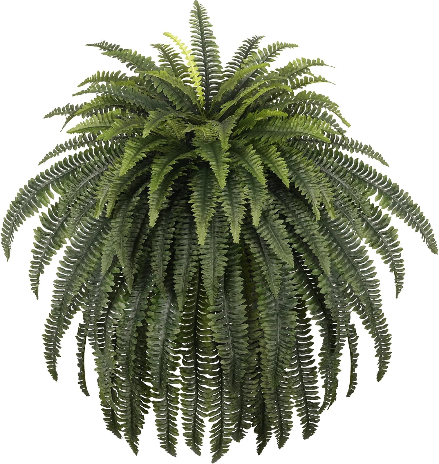 70" Ferns Artificial Giant Bush Plants, Faux Boston Ferns with 92 Fronds for Outdoors Home Decor