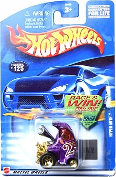 Hot Wheels 2002-158 PURPLE 125 Hyper Mite 164 Scale