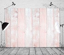 BELECO 7x5ft Fabric Wood Backdrop Light Pink Colored Wood Planks Texture Photography Backdrop for Birthday Party Baby Shower Boy Girl Product Photoshoot Pets Photo Background Props