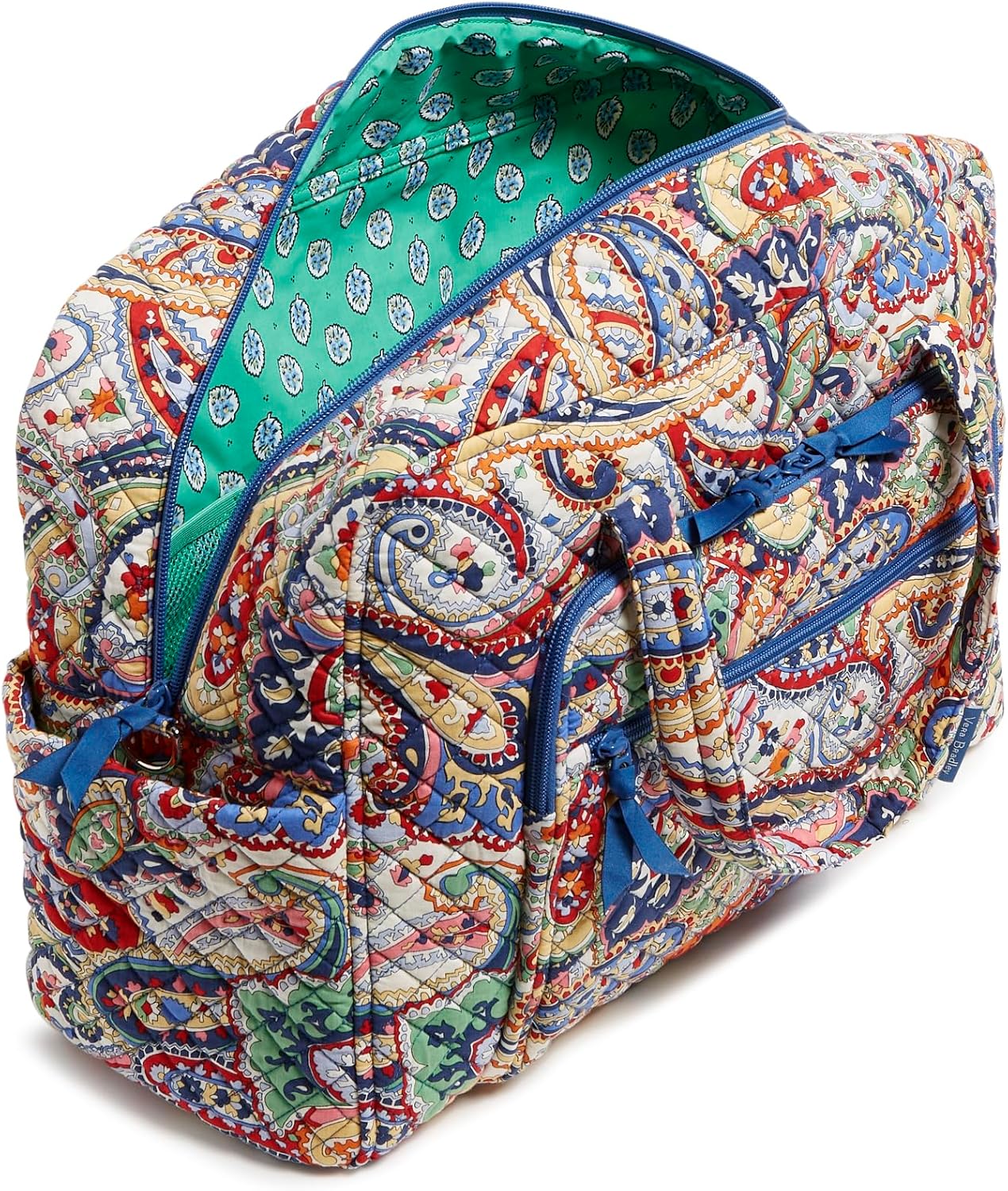 womens Cotton Weekender Travel Bag - Image 2