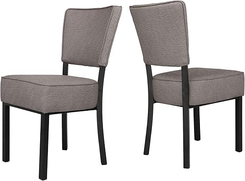 Miniatura 8 de LUCKYERMORE Juego de 2 sillas de cocina y comedor, modernas sillas laterales de piel sintética con cojín suave para sala de estar, dormitorio,