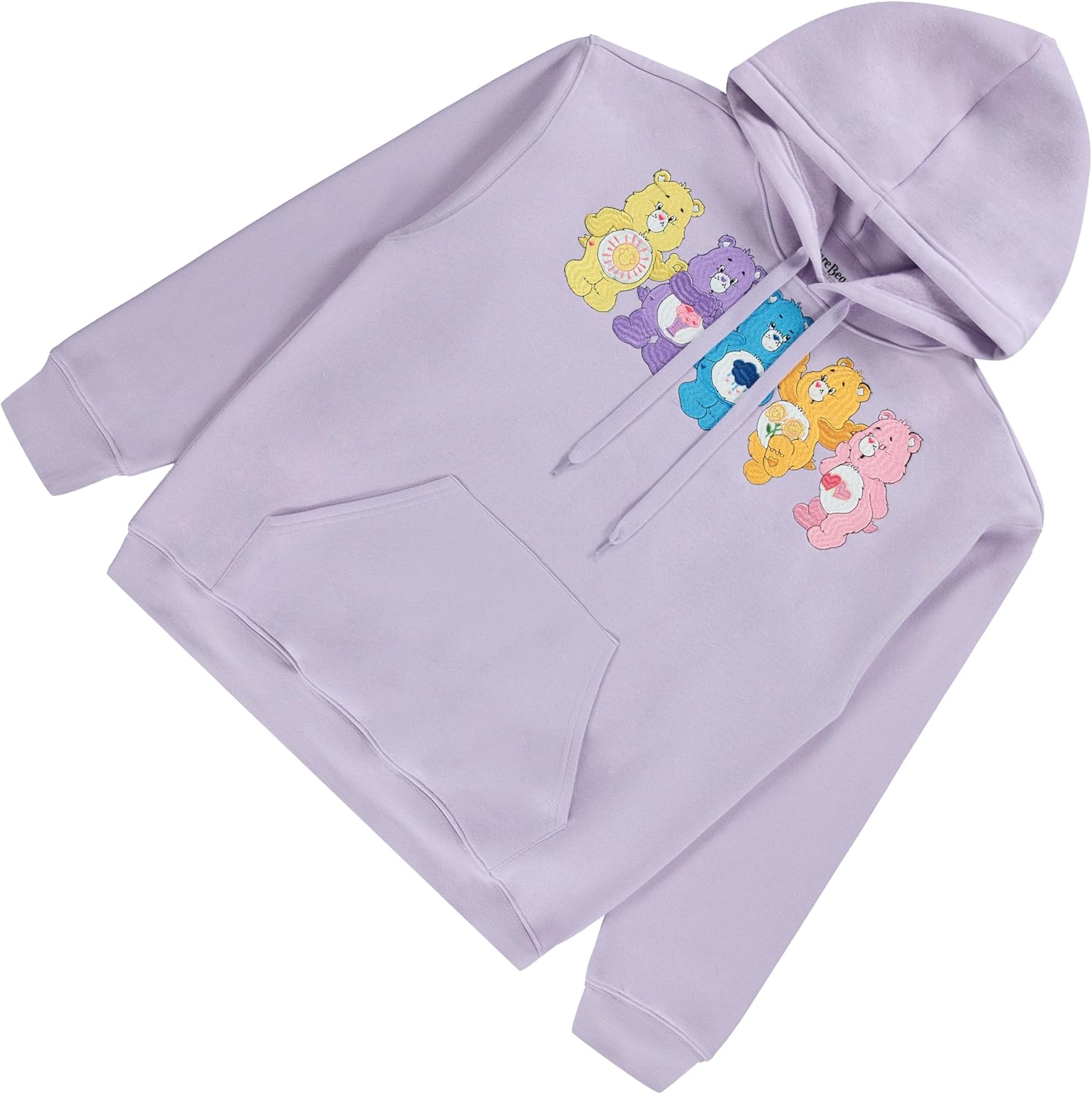 Care Bears Ladies Hoodie Sweatshirt - Ladies Classic Clothing - Cheer Friend Funshine Good Luck Hoodie Sweatshirt