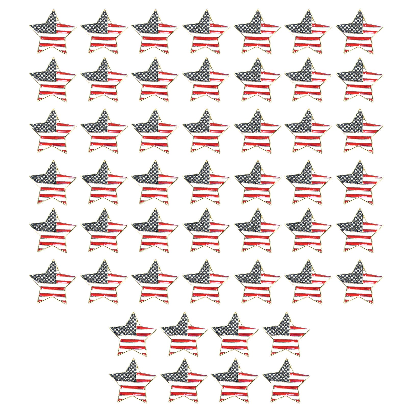 Clip de cinta multiusos y emblemas patrióticos adecuados para ocasiones formales o accesorios de moda diarios, insignia del Día de la Independencia