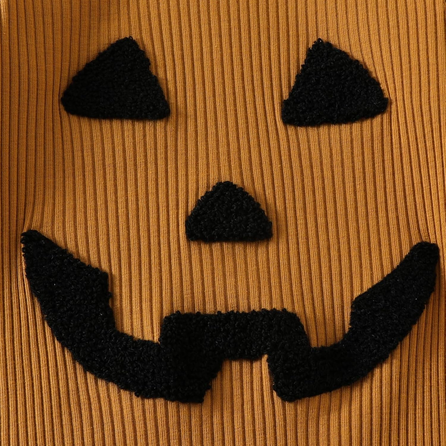 Infant Boys Girls Clothes Set Newborn Baby Romper Hat Ribbed Knit Long Sleeve Button Solid Bodysuit Jumpsuit - Image 3