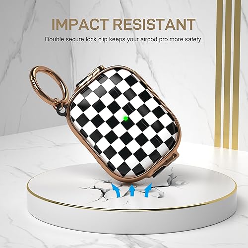 Miniatura 2 de Maxjoy Funda para AirPods Pro de 3ª Generación con Cerradura, Bonita Funda para AirPods Pro 3 con Bloqueo Protectora Rígida para AirPod Pro 3 para