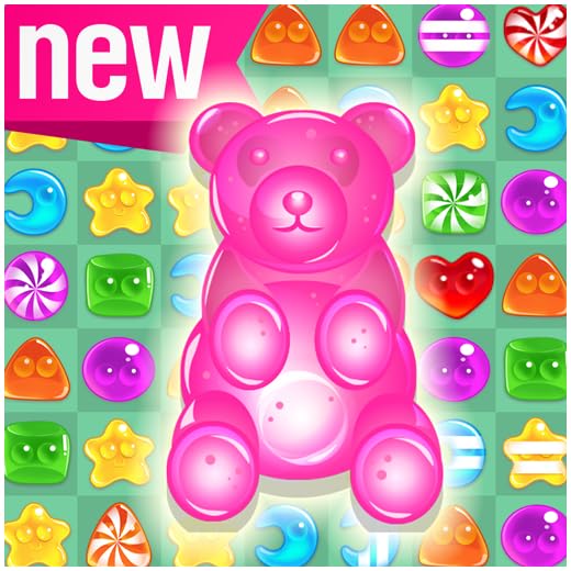 Soda Pop! - Candy Gummy Bear Free Match 3 Puzzle Game