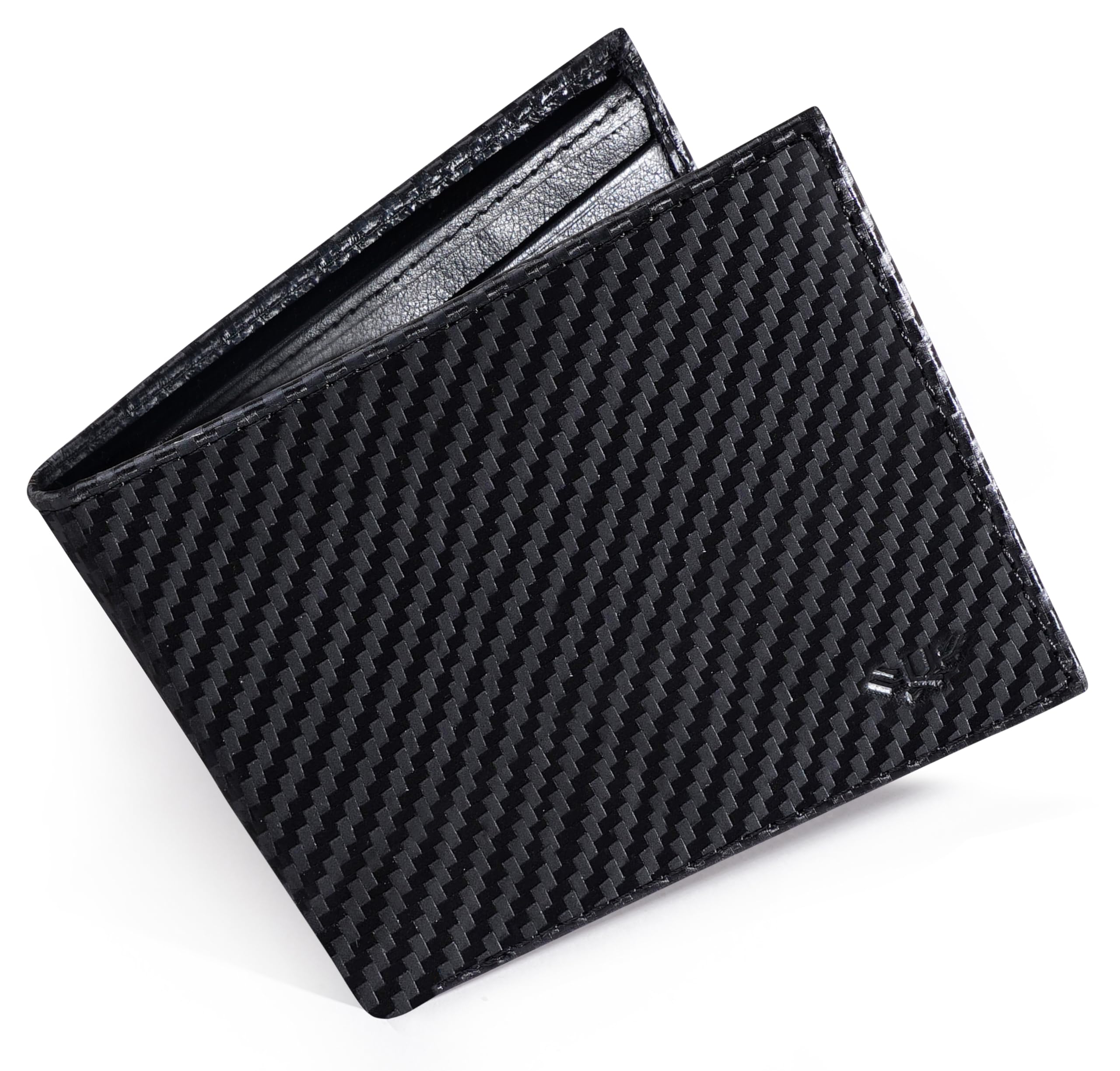 LushLuxeoria Full Grain Genuine Leather Wallet for Men, Handcrafted Travel Wallet, Minimalist Mens Slim Bifold Wallet, Anti-Theft RFID Blocking Wallet