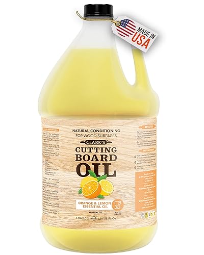 CLARK'S Huile pour Bloc de Boucher (1 Gallon)| Huile Minérale