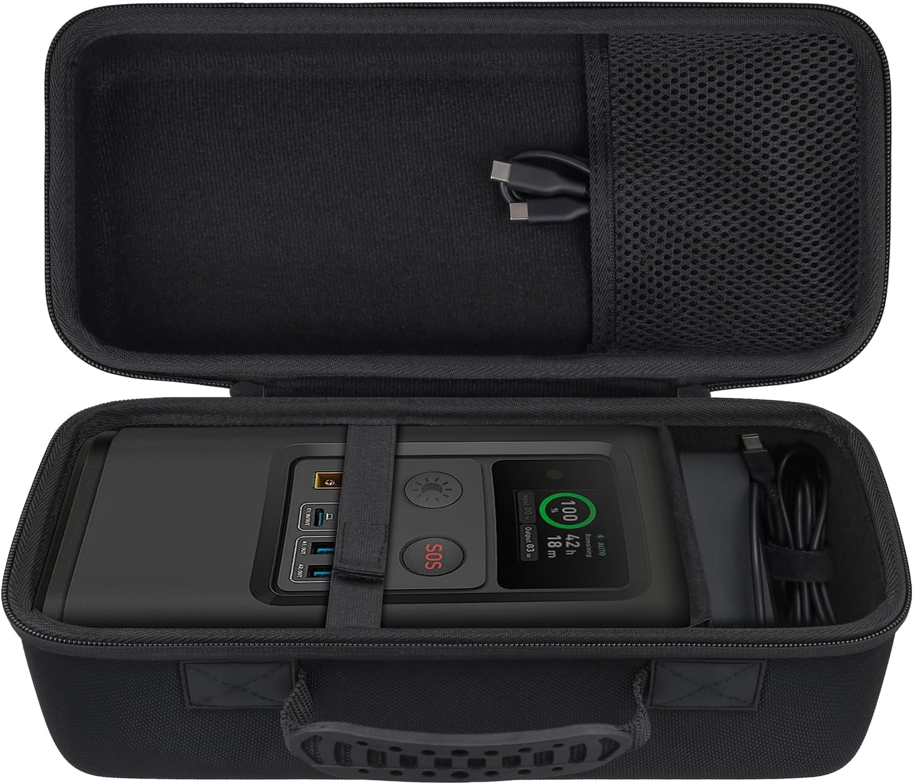 Storage Case, Compatible with Anker Solix C300 DC Portable Power Station, 288 Wh Portable Battery (Case Only)
