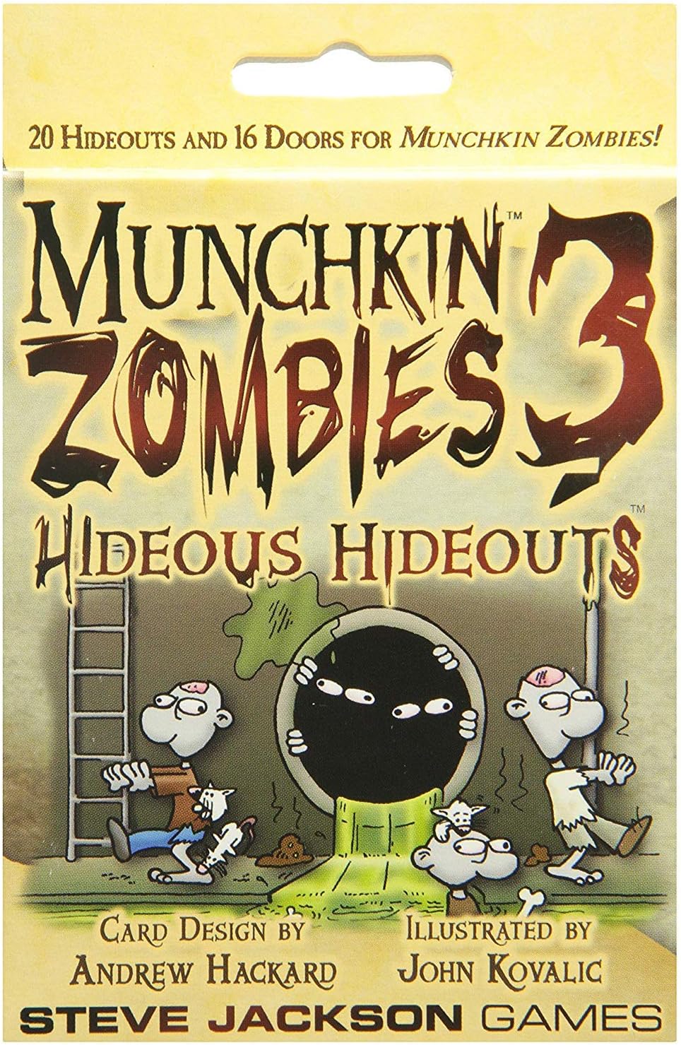 Steve Jackson Games Munchkin Zombies 3 Hideous Hideouts