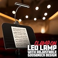Vista 3 de Gator Frameworks Lámpara de soporte de música con cuello de ganso ajustable, (GFW-MUS-LED)