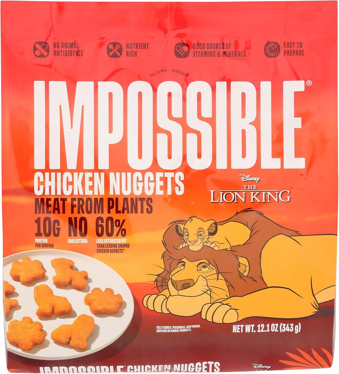 Impossible, Nuggets de pollo congelados a base de plantas, 12.1 onzas