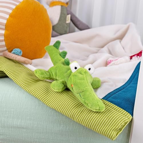 Sigikid 42591 Mini Crocodile Cuddly Gadgets Girls and Boys Baby Toy Recommended from Birth Green - 2