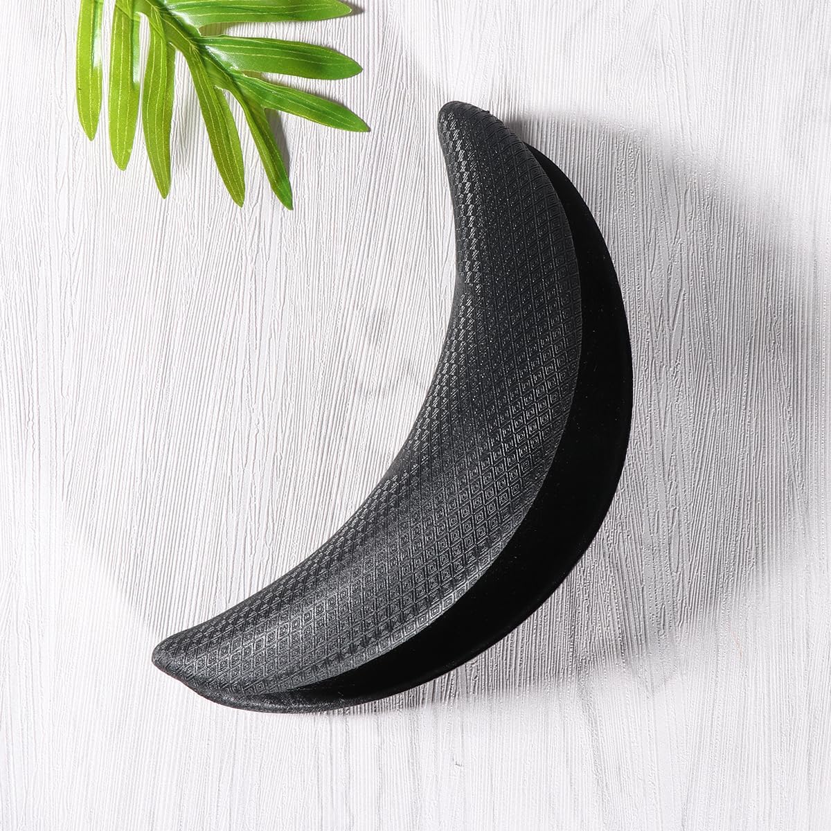 Ipetboom Shampoo Bowl Neck Rest Rubber Hair Wash Gel Neck Pillow for Salon Sink Water Resistant Wash Bowl Cushion for Hair Washing Reusable Support for Home and Salon Use Black