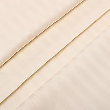 طقم كيس مخدة طويل من الساتان من المحلة، مقاس مزدوج، اوف وايت