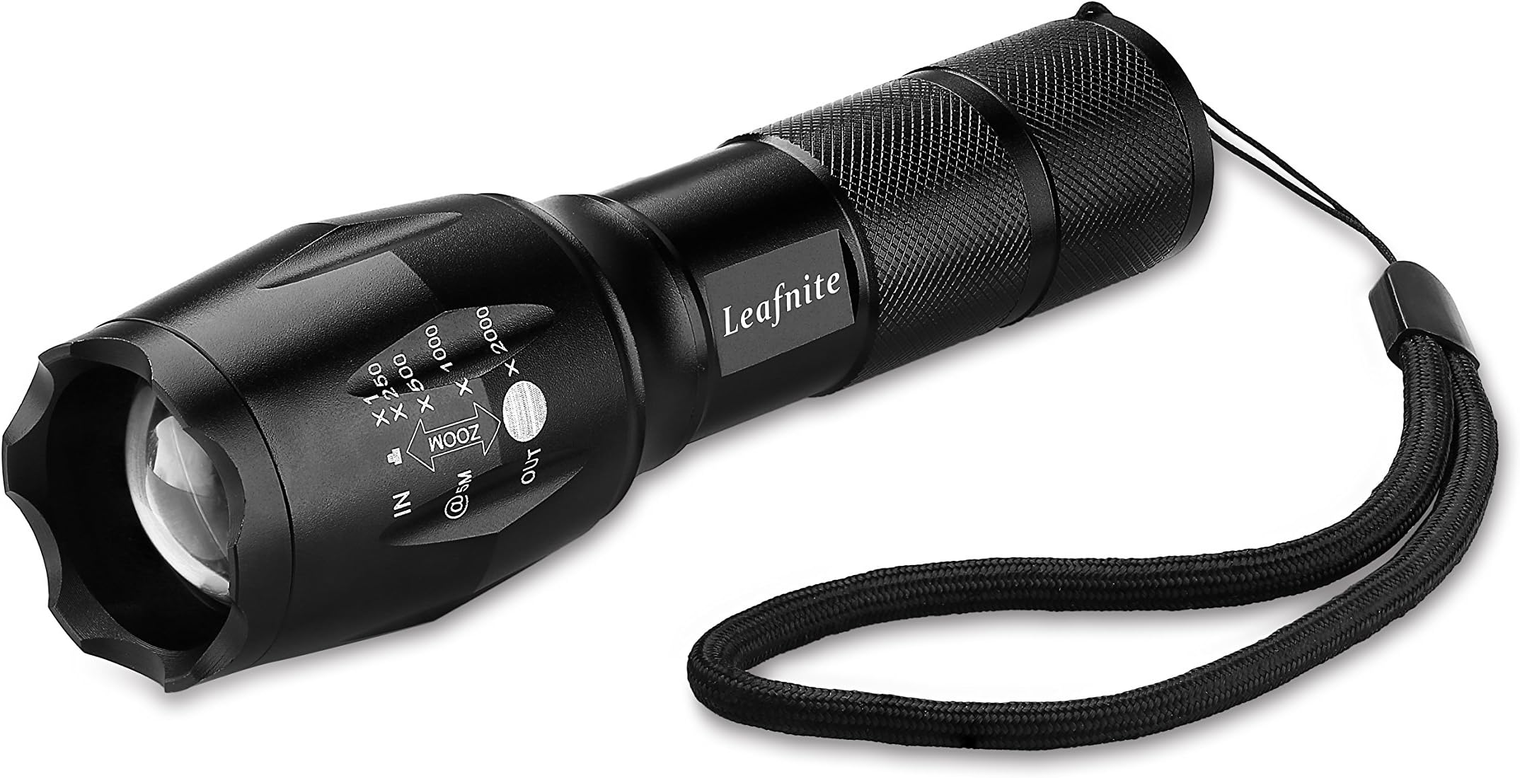 Leafnite T6 LED Flashlight Torch Adjustable Focus Zoom Water Resistant Tactical Light Lamp