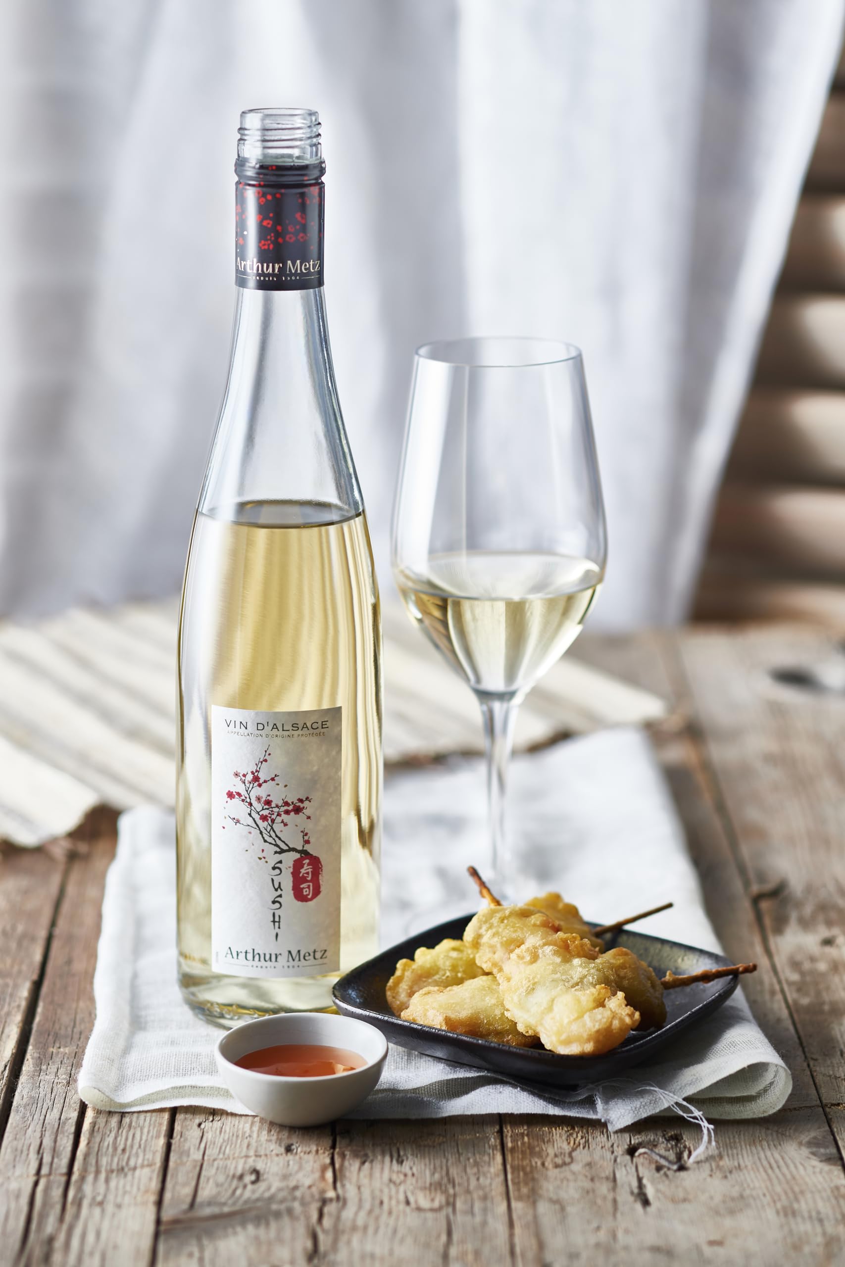 Arthur Metz - Sushi, Vin Blanc sec et aromatique d'Alsace (6 x 0,75 L)